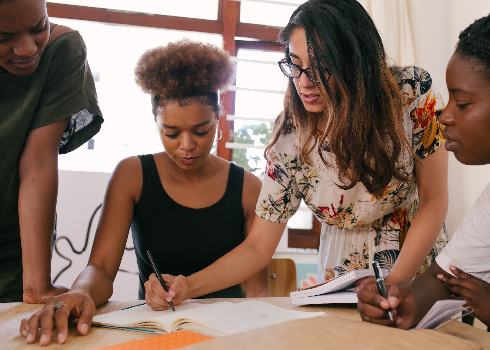 black-women-woman-colour-meeting Diverse self-starter group of mostly Black women