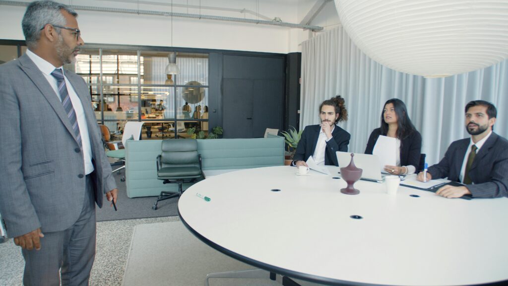 A manager is interviewing his employees to identify a potential successor